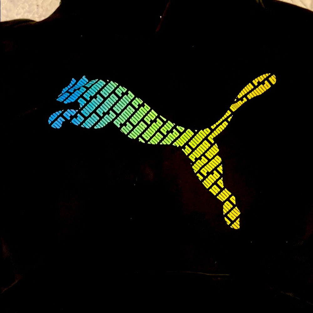 Puma Kids Black Hoodie